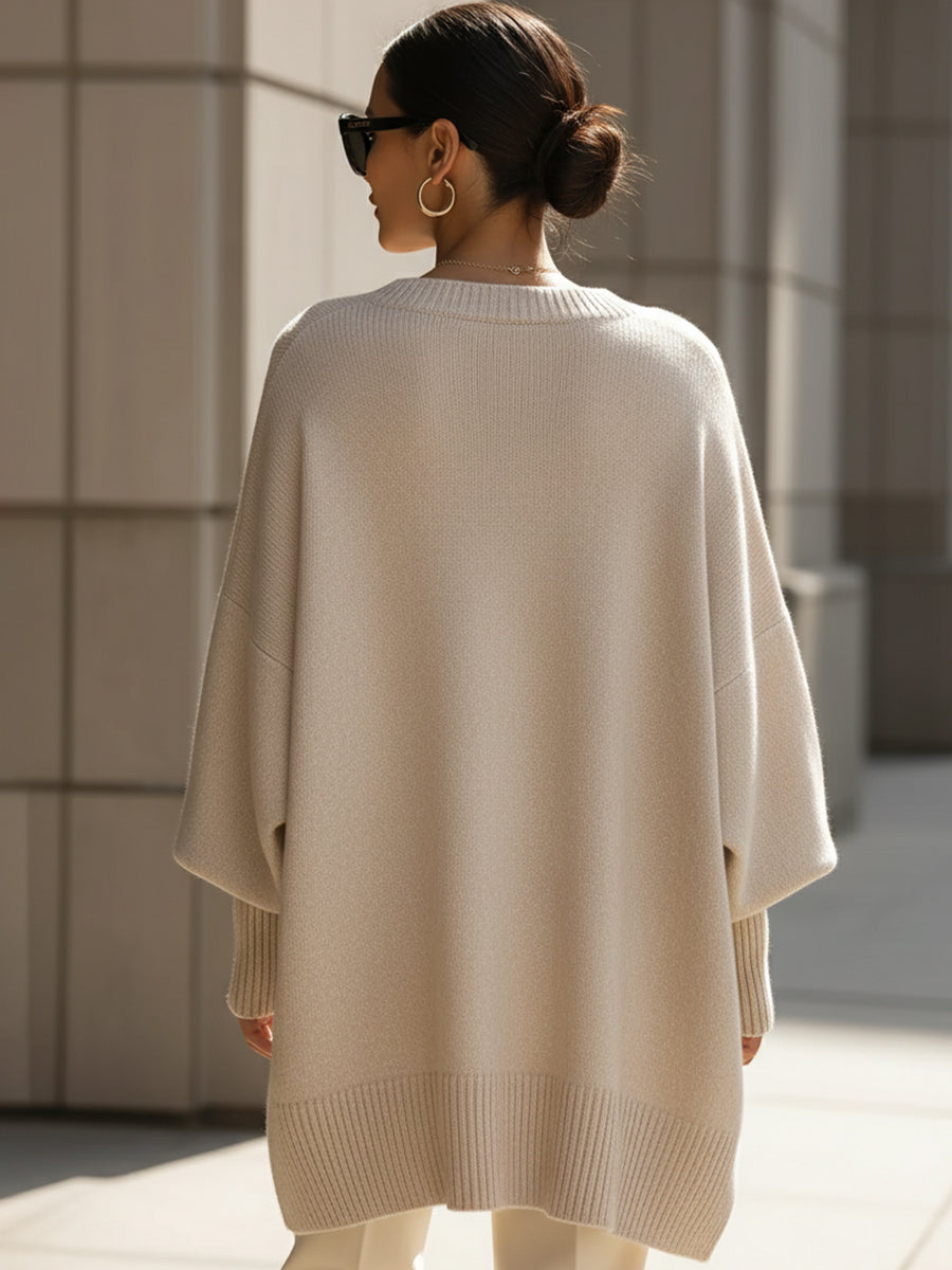 Anneta | Oversized poncho sweater