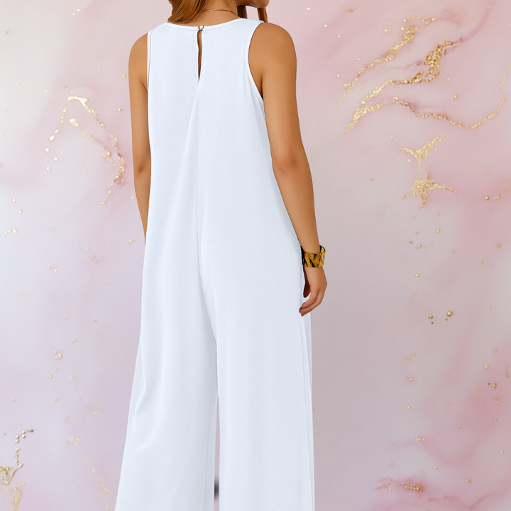 Grace™ | Wide-Leg Sleeveless Jumpsuit