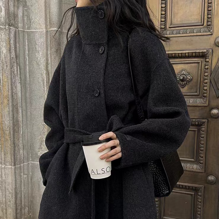 Velmira | Silk and Wool Coat
