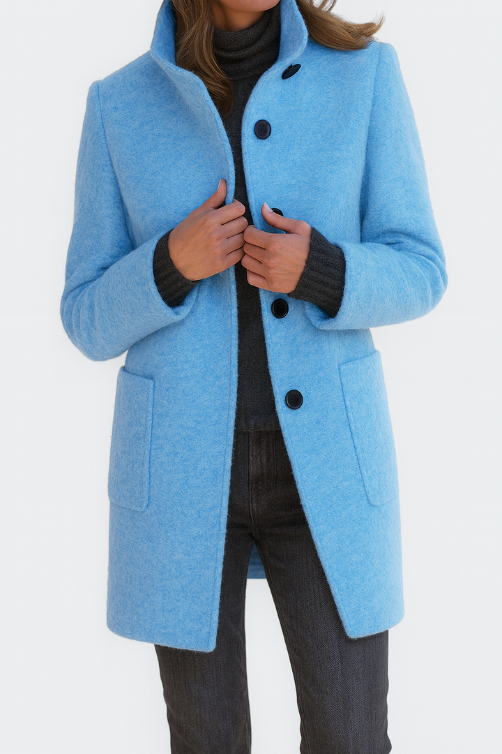 Amy™ | Women's coat with high collar