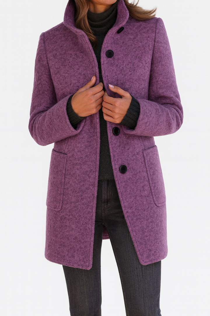 Amy™ | Women's coat with high collar