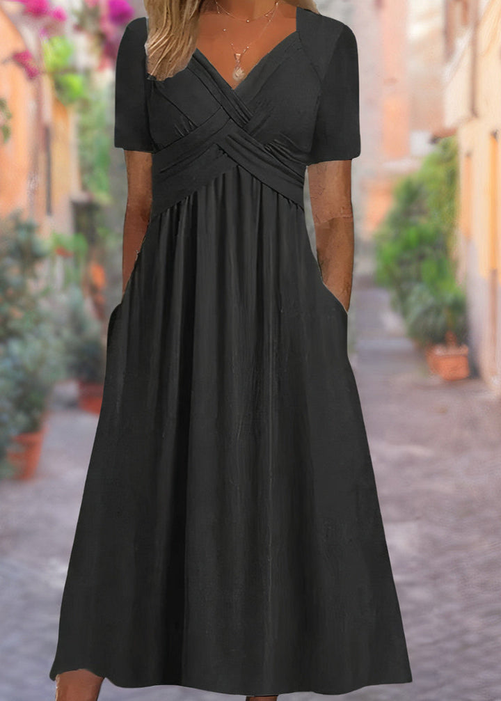 Mariah | Elegant Flowing Wrap Dress