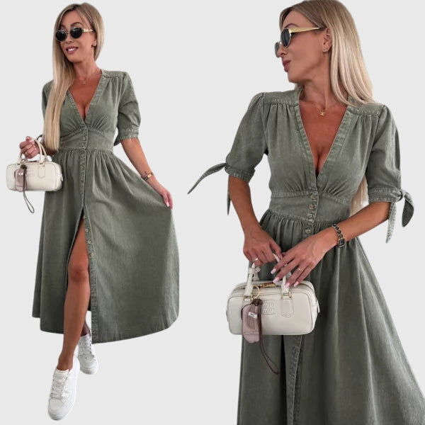 Sophia™ | Elegant Denim Dress