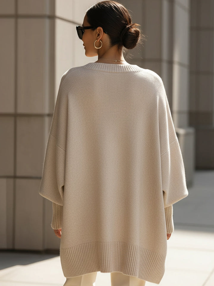 Anneta | Oversized poncho sweater