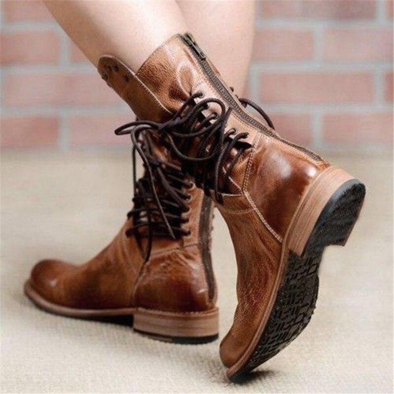 Caithlyn | Vintage Lace-Up Boots