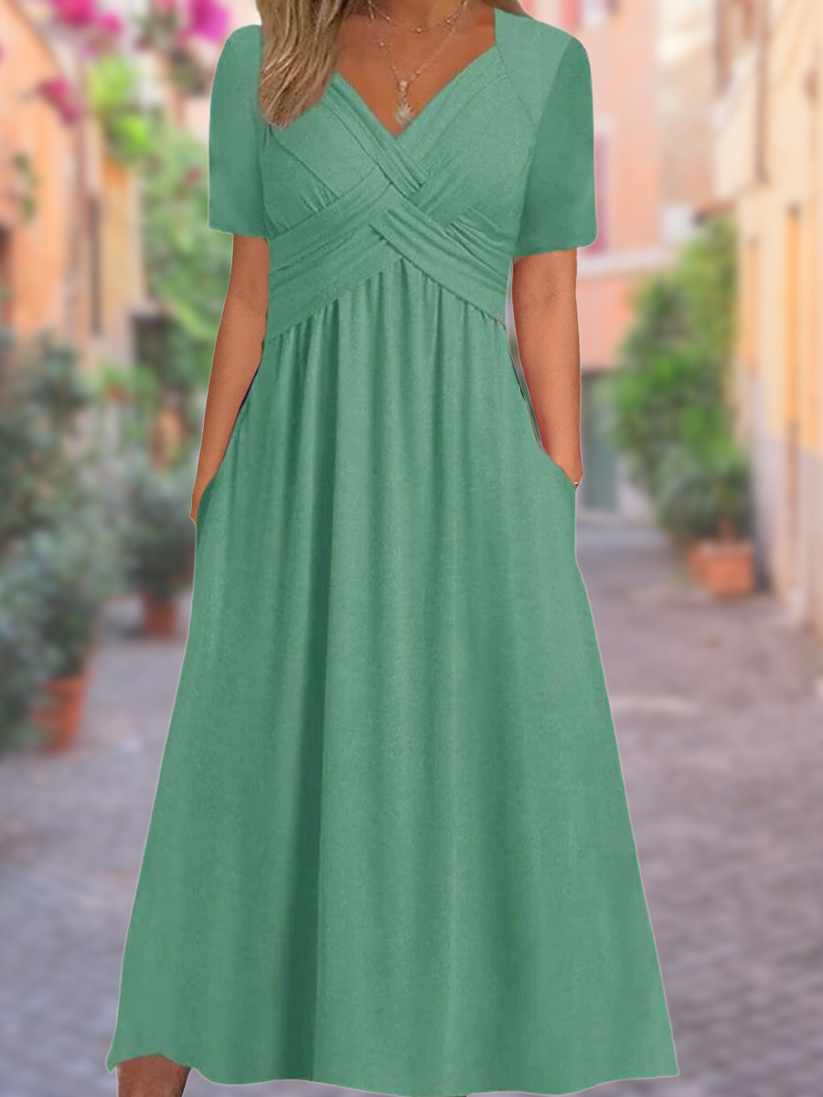 Mariah | Elegant Flowing Wrap Dress