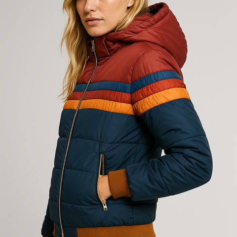Alexa | Funnel-Neck Jacket