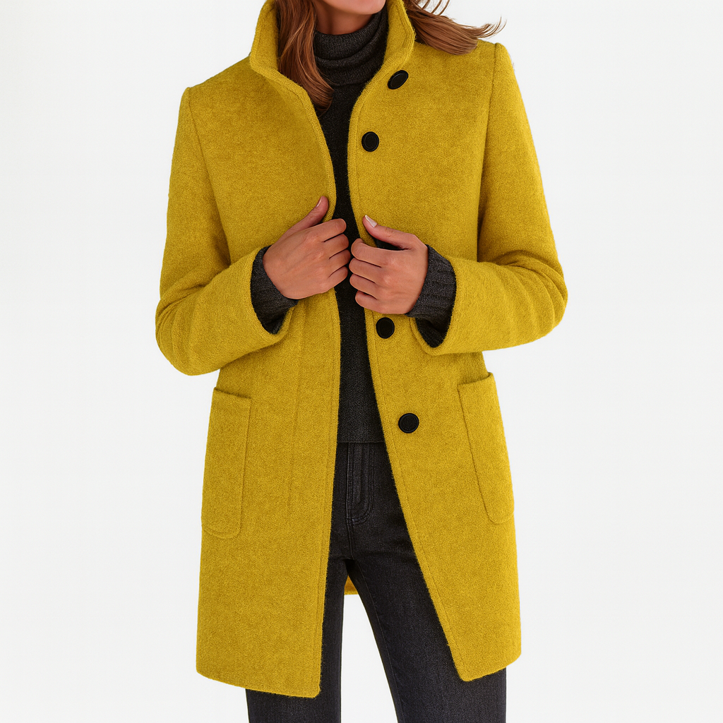 Amy™ | Women's coat with high collar