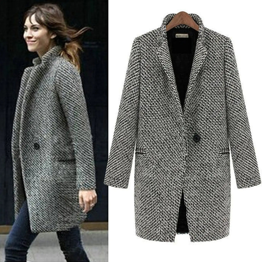 Evelyn | Slim Winter Coat in Wool