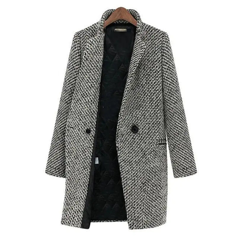 Evelyn | Slim Winter Coat in Wool