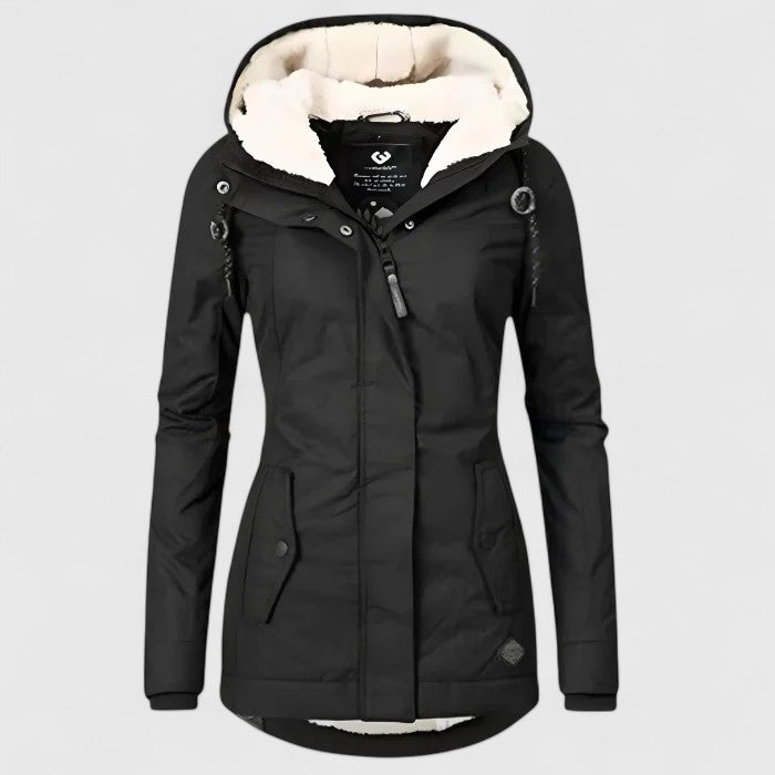 Amélie | Waterproof winter coat with hood