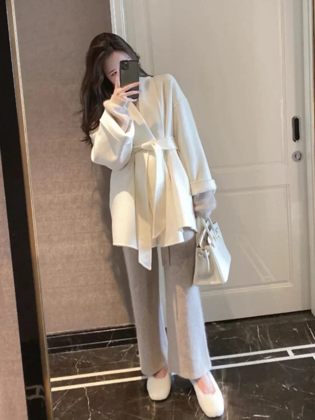 Serenya | Long Wool Coat