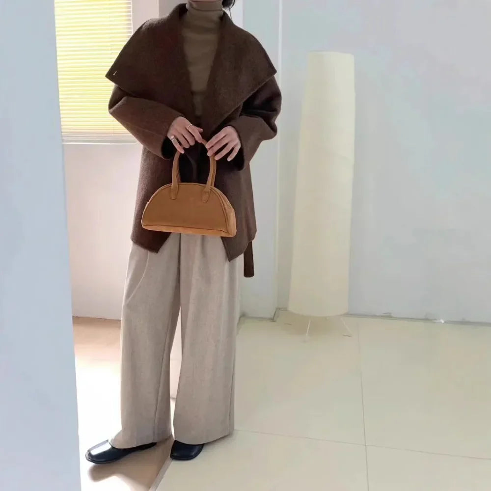 Velmira | Silk and Wool Coat