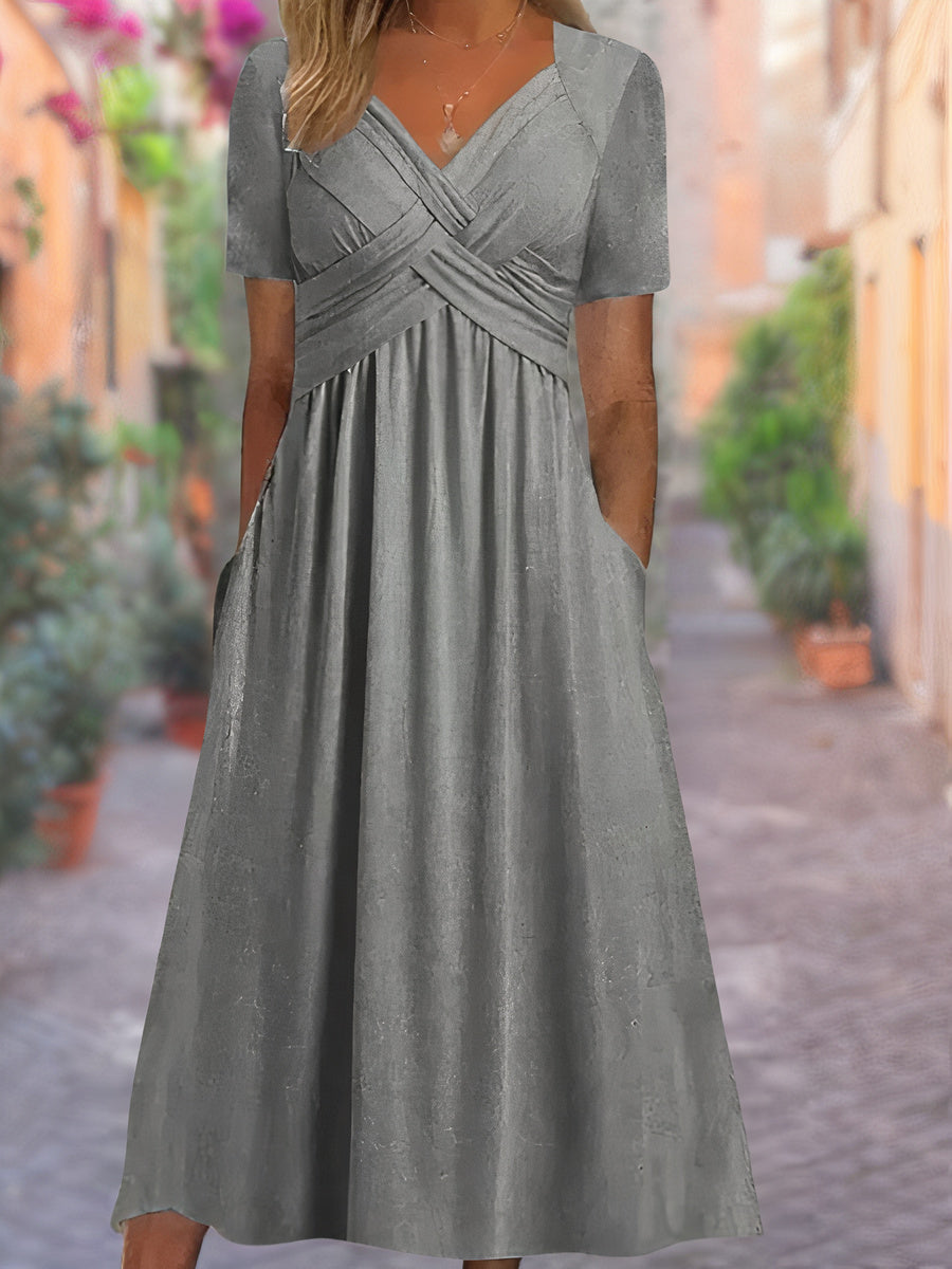Mariah | Elegant Flowing Wrap Dress