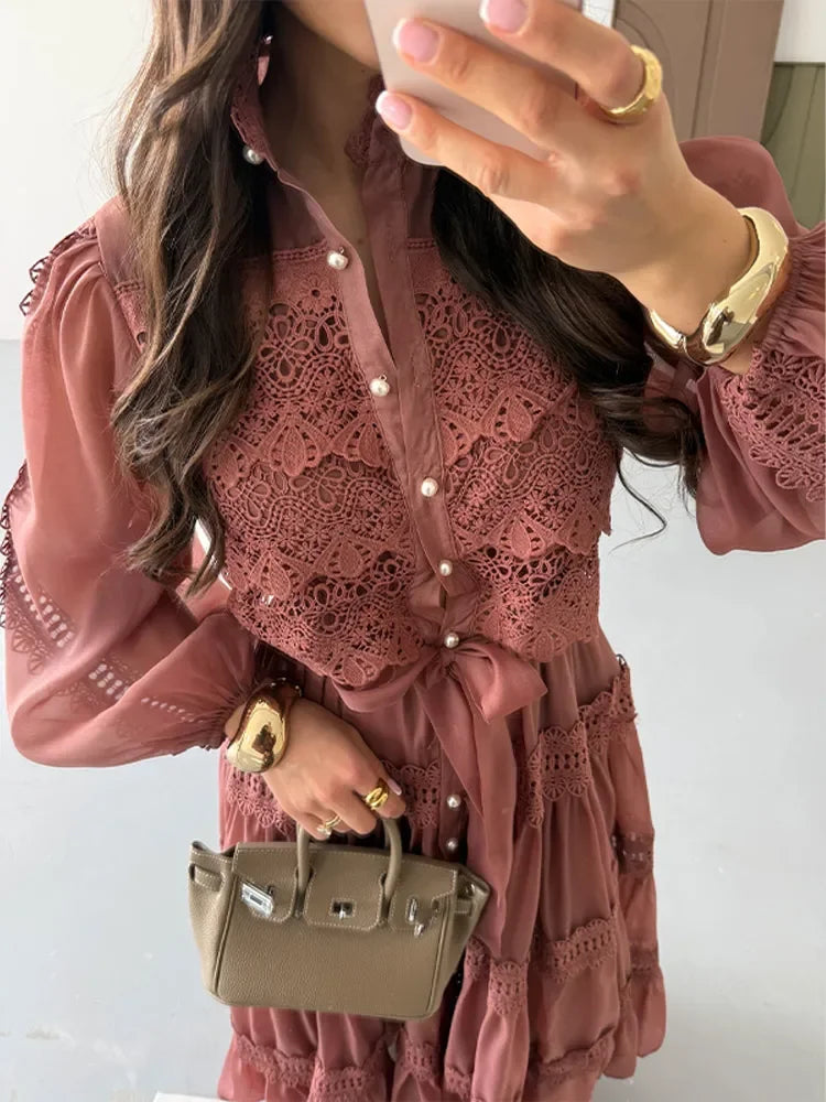 Lyna™ | Embroidery Maxi Dress