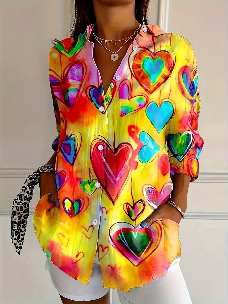 Fiora | Golden Heart Blouse