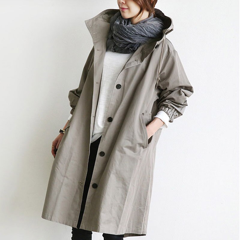 Mandy | Elegant Waterproof Trench Coat