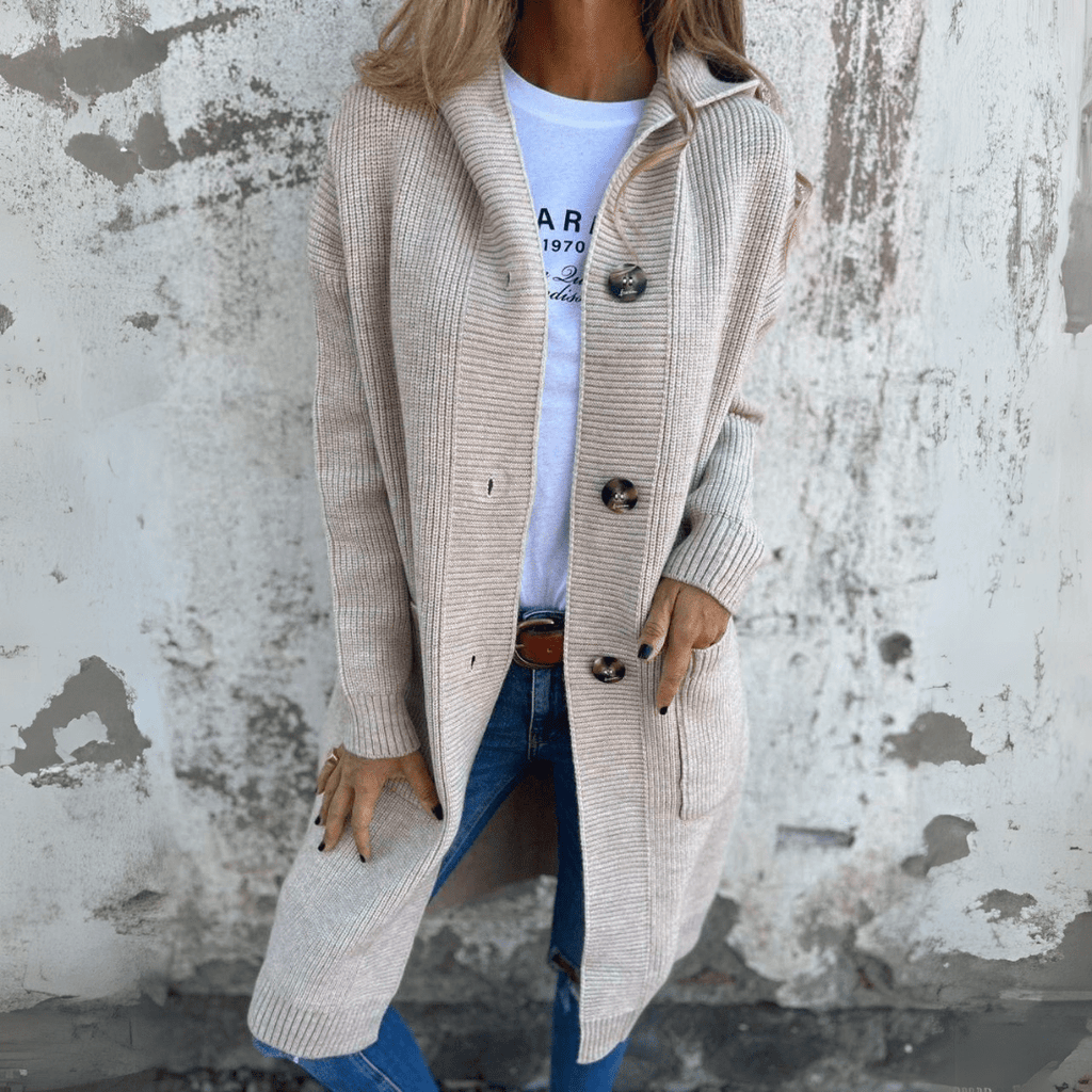 MONICA | Long Chic Cardigan Jacket